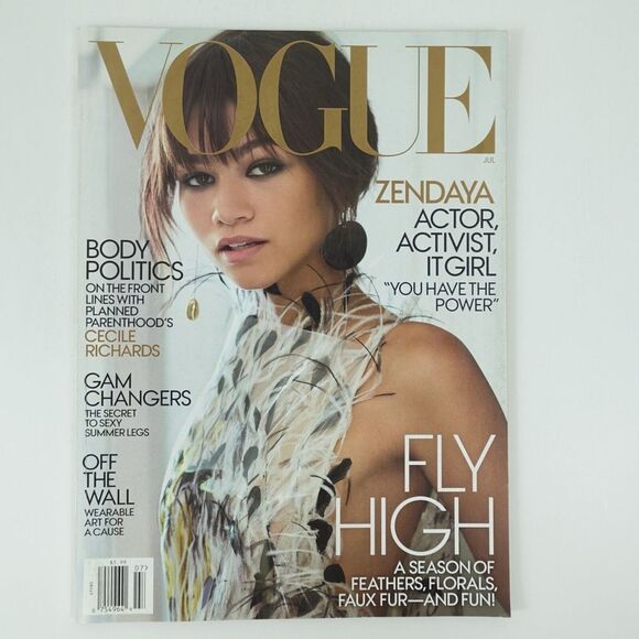Vogue Magazine July 2017 Zendaya - Picture 1 of 6